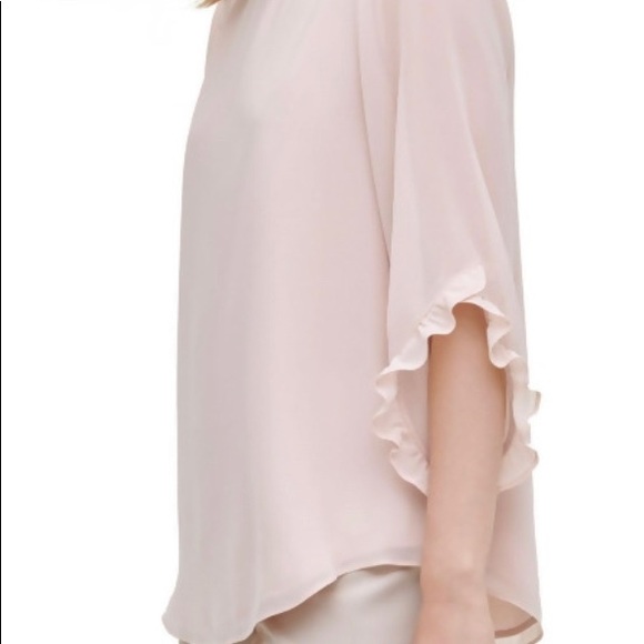 CALVIN KLEIN Womens Bell Sleeve Casual Top (M) - Picture 3 of 5